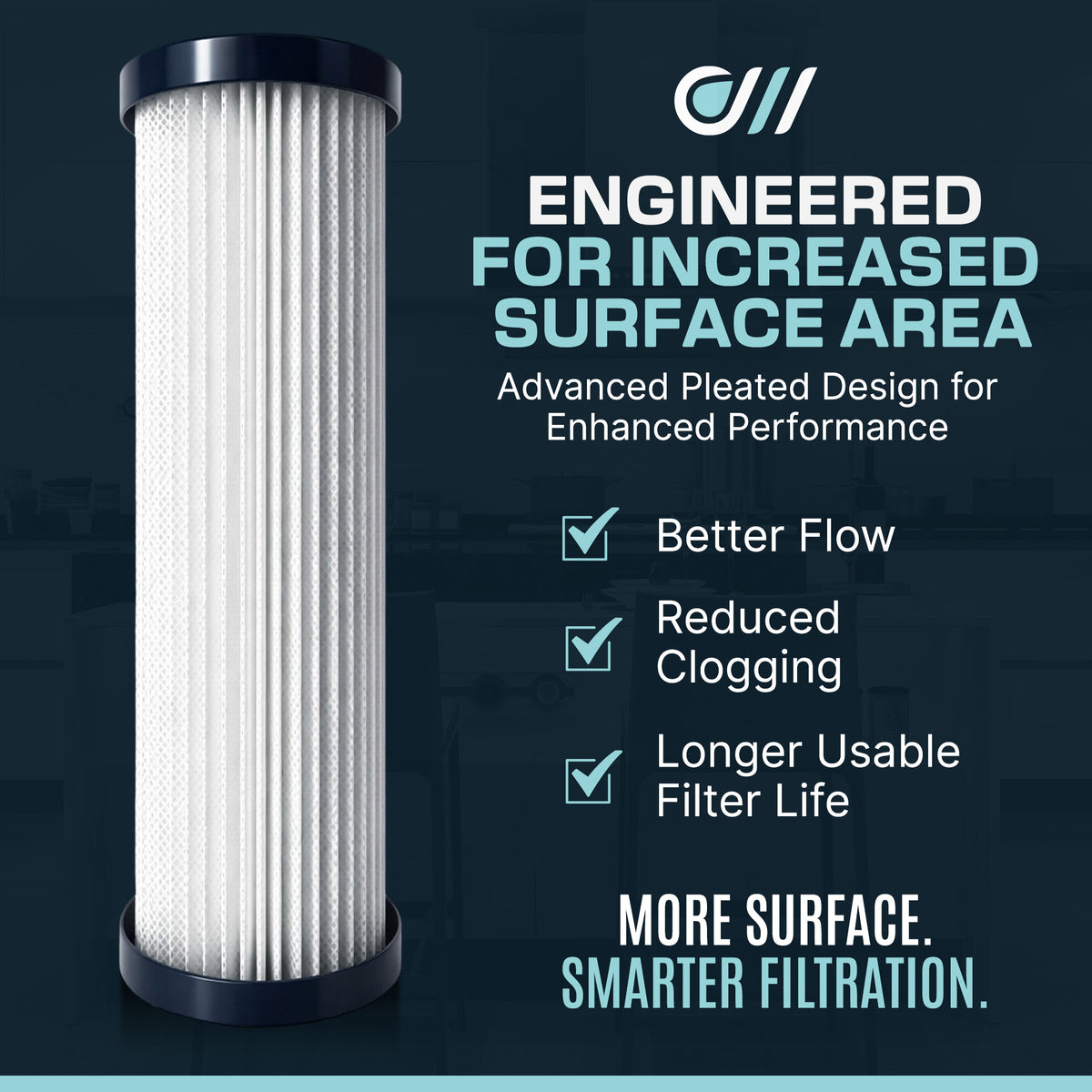Engineered for increased surface area