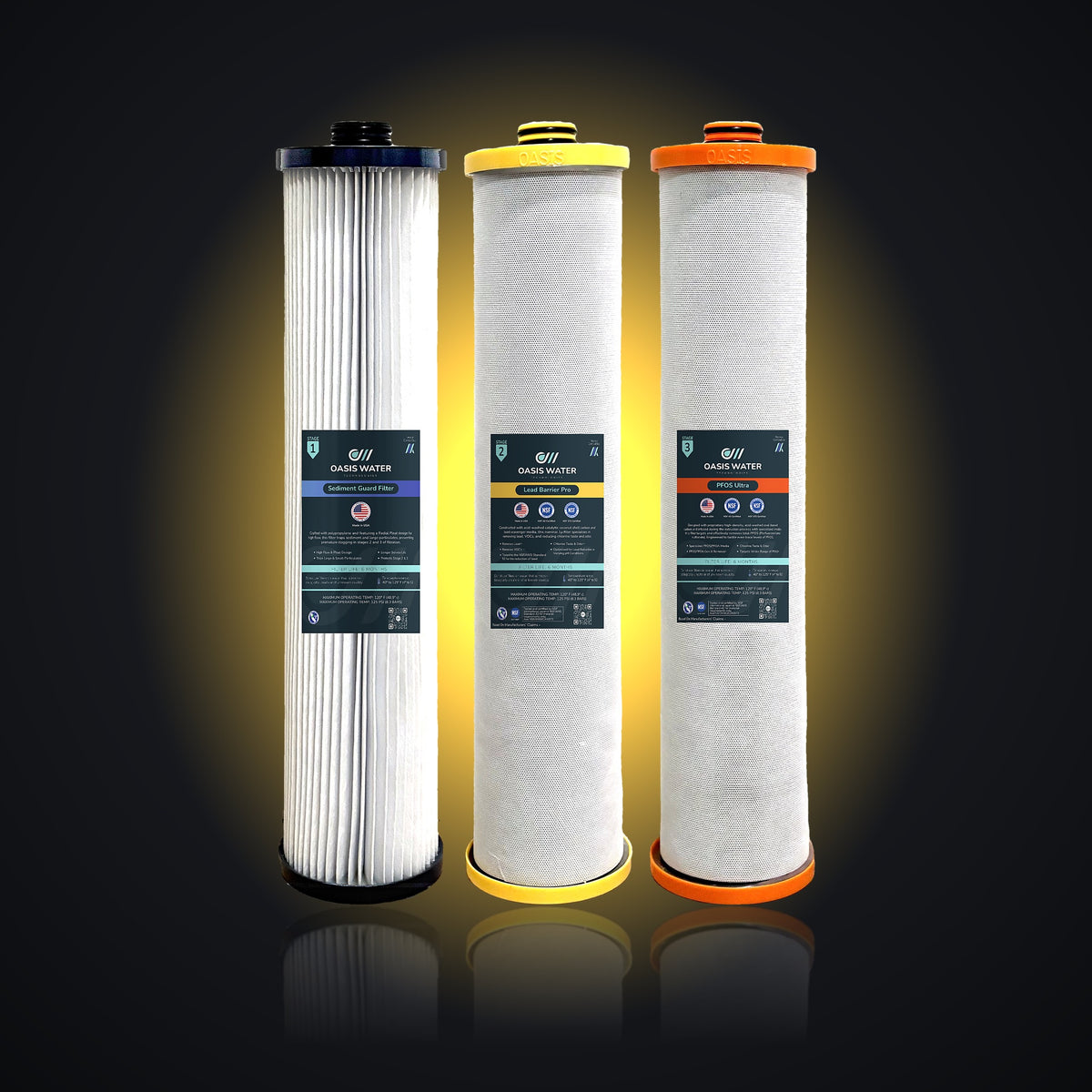 Nexxus Lead Barrier Pro Pack - three replacement filter cartridges