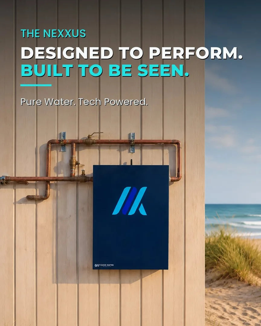 Oasis Water Technologies Instagram post: the Nexxus whole house filtration system