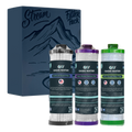Oasis Water Technologies Stream Filter Pack box with the Sediment Guard, Heavy Metals Defense and VOC Guard Max cartridges